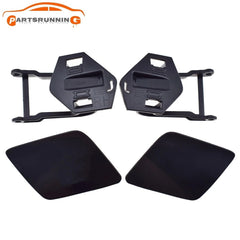 Pair Front Bumper Headlight Washer Cover Cap 31353366 For Volvo XC90 2016-2022 6B93BC-57
