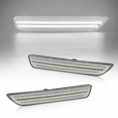 For 2010-2014 Mustang Ford Lens Clear Front & Rear LED Marker Side Lights AUXITO AUXITO