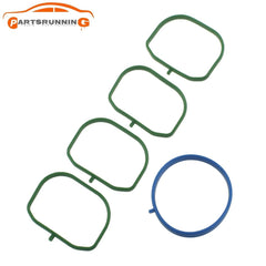 4PCS Intake Manifold Gasket W/ Valve Gasket Set For Mazda 3 5 6 2.0 2.3 GG GH 6B93BC-57
