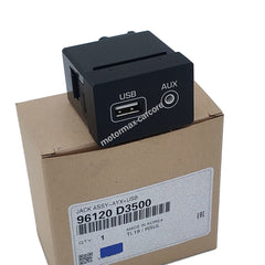 USB/AUX Audio Input Port Adapter Jack 96120D3500 for2016~18 Hyundai Tucson 2.0L 6B93BC-57