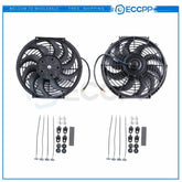 Radiator Condenser Universal Cooling Fan 12" InchPush Pull Mounting Kit 6B93BC-57