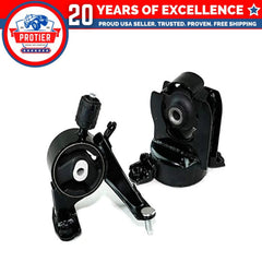 Fits 2006-2012 Toyota RAV4 3.5L 2WD Front & Rear Engine Motor Mount Set 2pc : 6B93BC-57