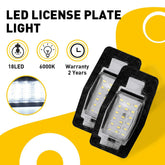 Canbus LED License Plate Lamp Lights for 2001-2007 Ford Mercury Escape Mariner 6B93BC-57