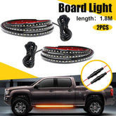 60"70" Running Board LED Light DRL Side Step Strip Bar Amber White Turn Signal A 6B93BC-57