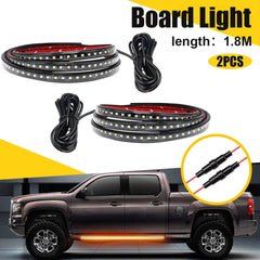 60"70" Running Board LED Light DRL Side Step Strip Bar Amber White Turn Signal A 6B93BC-57