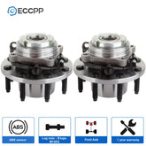 Pair Front Wheel Hub Bearings For Ford F-250 F-350 Super Duty 4WD SRW 1999-2004 6B93BC-57