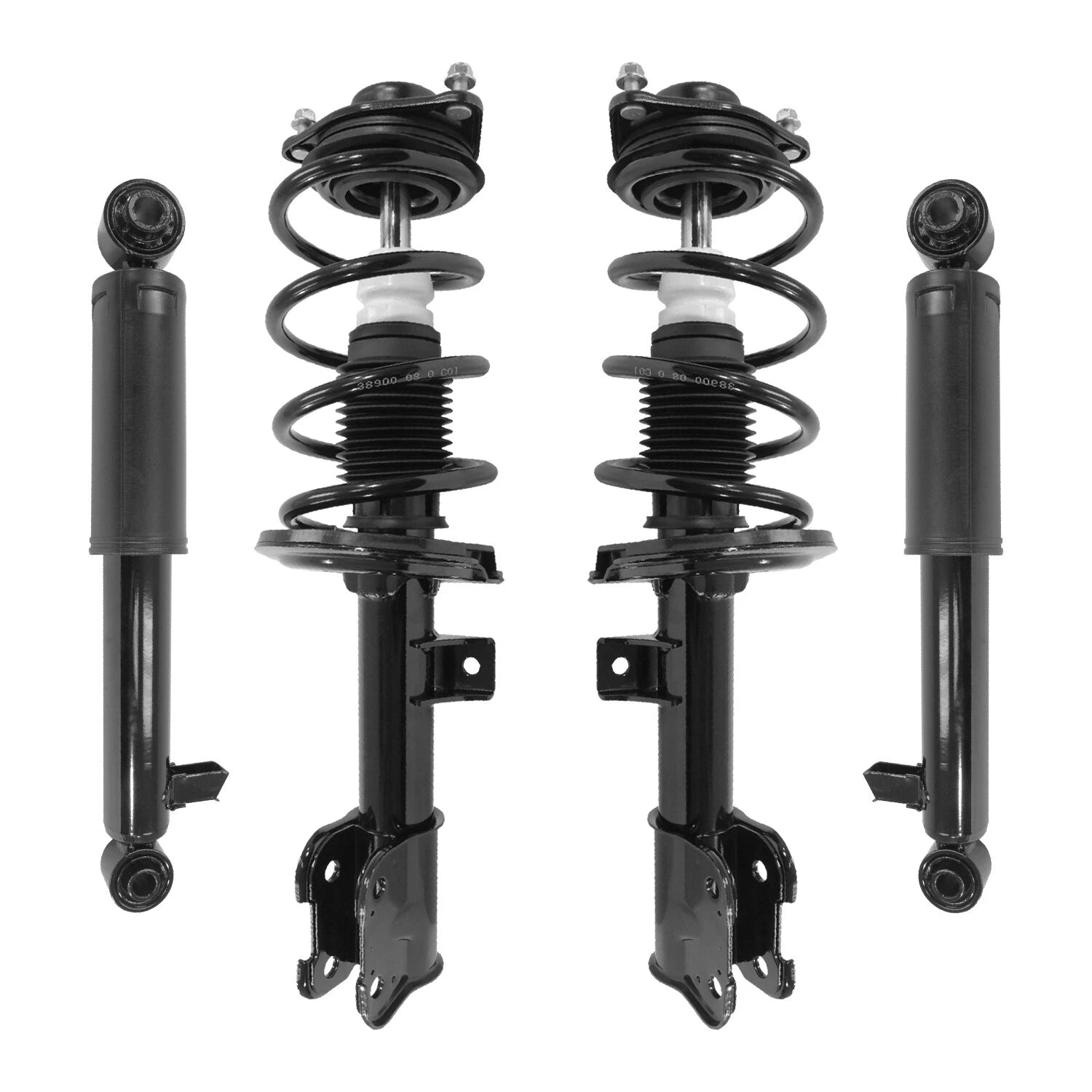 Front & Rear Complete Strut Assembly Shock Kit for 2013-2014 Hyundai Santa Fe 6B93BC-57