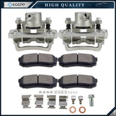 Rear Brake Calipers Brake Pads Set 6Pcs Kit For 2003-2009 Toyota 4Runner 6B93BC-57