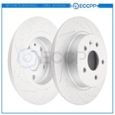 Rear Discs Brake Rotors Set For Buick Encore 2013 2014 - 2018 Slot and Solid 6B93BC-57