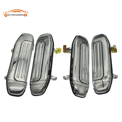 Front Rear LH & RH Chrome Exterior Door Handles For Mitsubishi Pajero 1992-1997 6B93BC-57