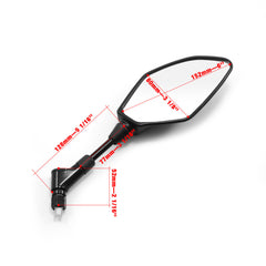 Fit YAMAHA FZ-07 FZ-09 FZ-10 FZ1 FZ6 FZ8 Motorcycle Rearview Side Mirrors