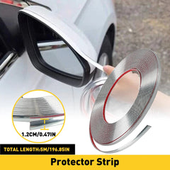 Chrome Trim Molding Strip Car Door Window Bumper Side Trime Protector 16ft EOA 6B93BC-57