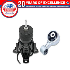 Fits Nissan 2007-2012 Altima/2009-2014 Maxima 3.5L Rear Motor&Torque Mount 2pcs 6B93BC-57