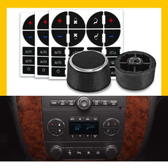 A/C Climate Knobs Audio Control Radio Repair Button Decal Sticker Car Interior A 6B93BC-57