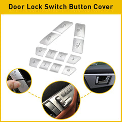 For W212 Mercedes-Benz W204 Door Lock Switch Left+Right Unlock Button Cover Trim 6B93BC-57