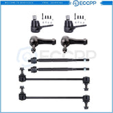 Front Lower Ball Joints Steering Sway Bar Tie Rod End For 2007-2010 Pontiac G5 KOEEP