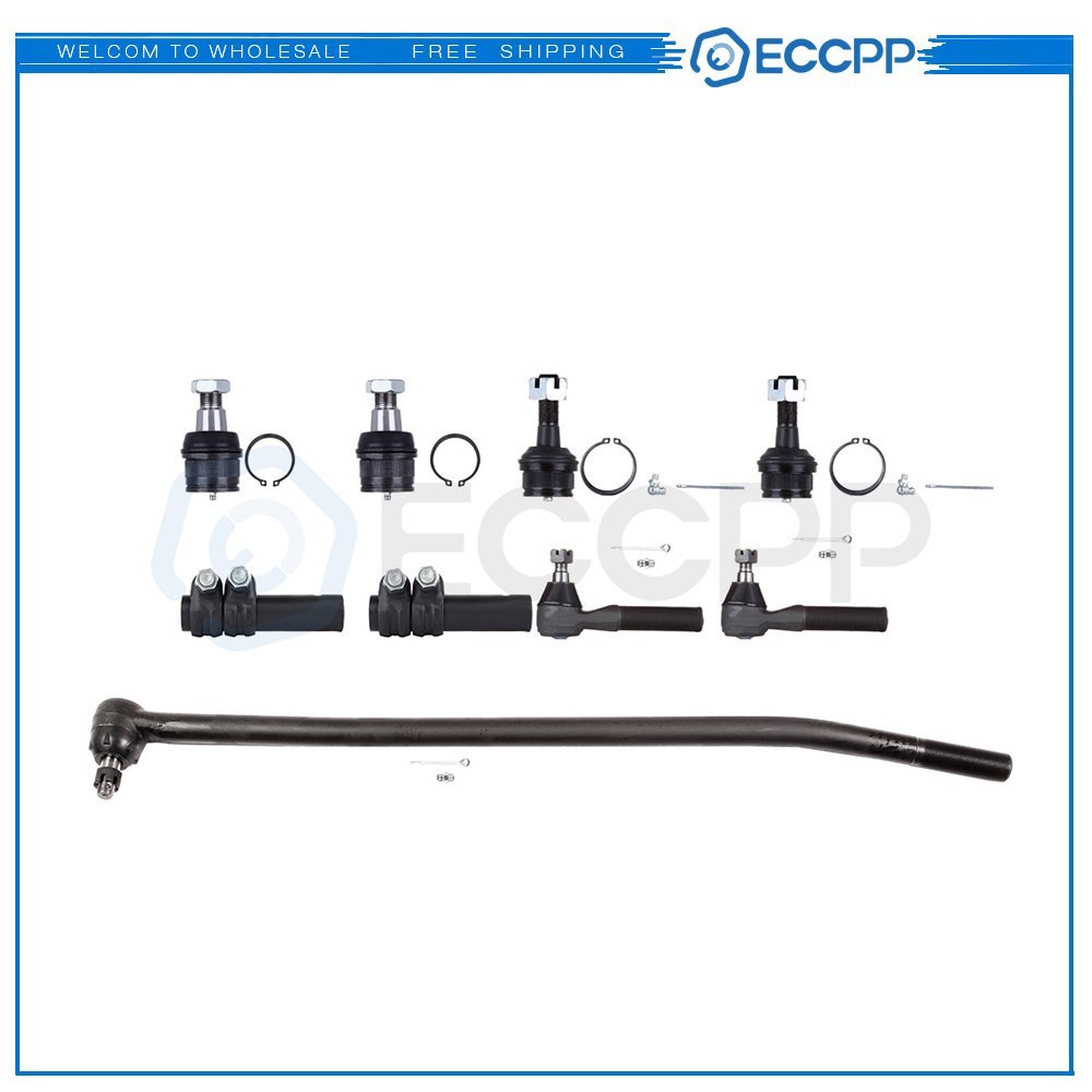 9pcs Front Tie Rod Ends Ball Joints Adjusting Sleeves For Ford F-350 1992-1997 KOEEP