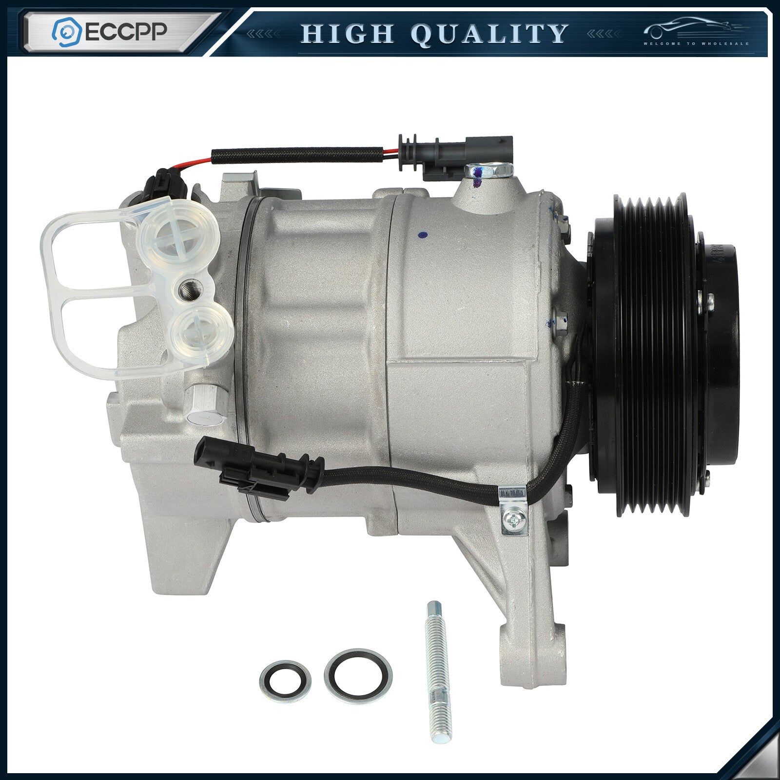 AC A/C Compressor Fits Chevrolet Impala 2014-2017 Buick LaCrosse 2013-2016 3.6L 6B93BC-57