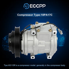 A/C AC Compressor For 1996 1997 1998-2002 Toyota 4Runner 3.4L 638316 6B93BC-57