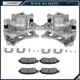 Front Brake Calipers Brake Pads Set 6Pcs Kit For 2013-2019 Nissan Altima 6B93BC-57