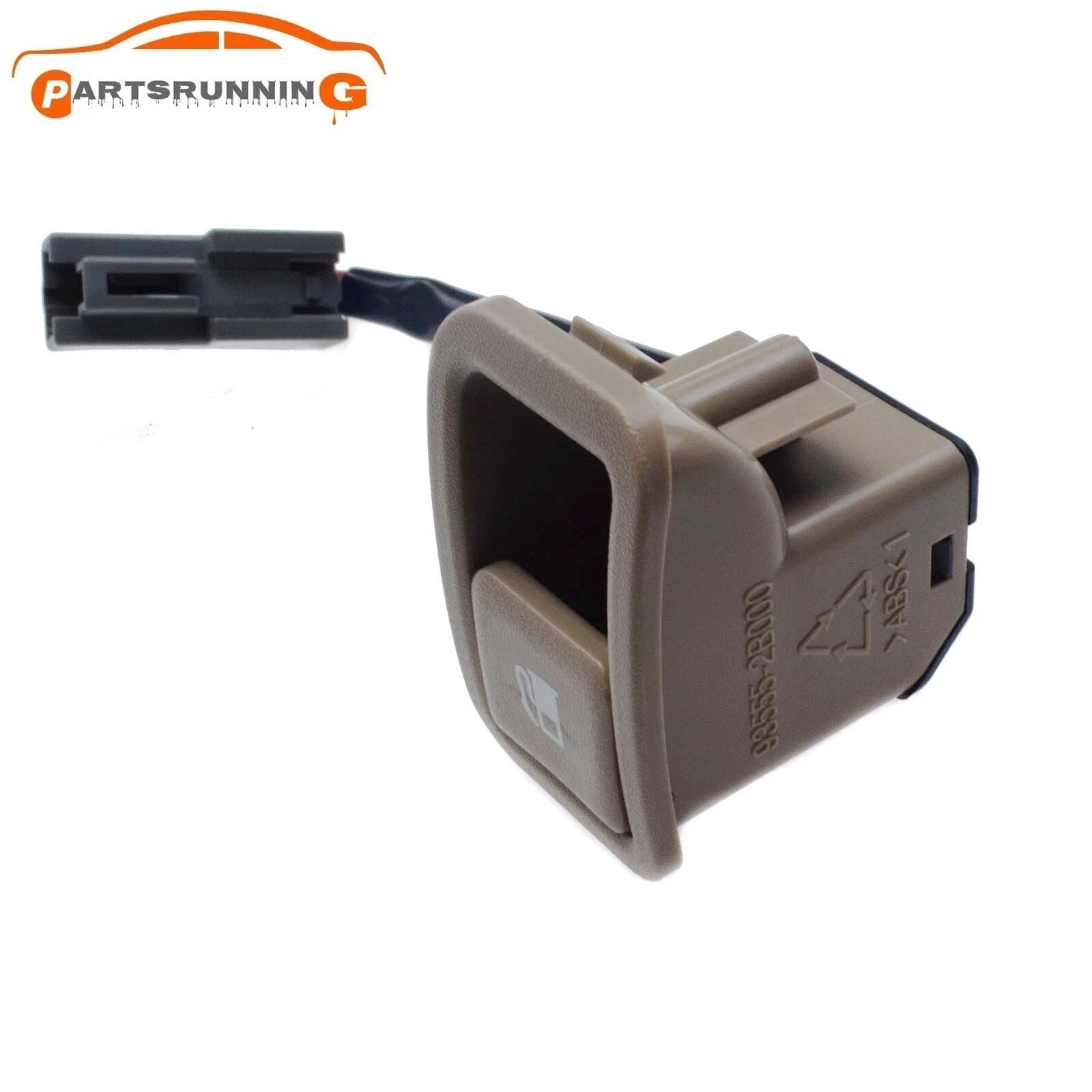 Fuel Gas Door Switch Beige 935552B000J9 for 2007 2008 2009 Hyundai Santa Fe 6B93BC-57