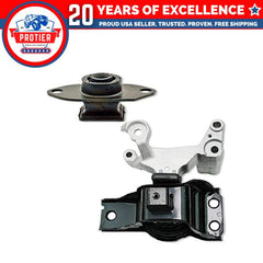 Fits 2007-2012 Nissan Sentra 2.0L MANUAL Front Right Motor & Trans Mount 2pc : 6B93BC-57