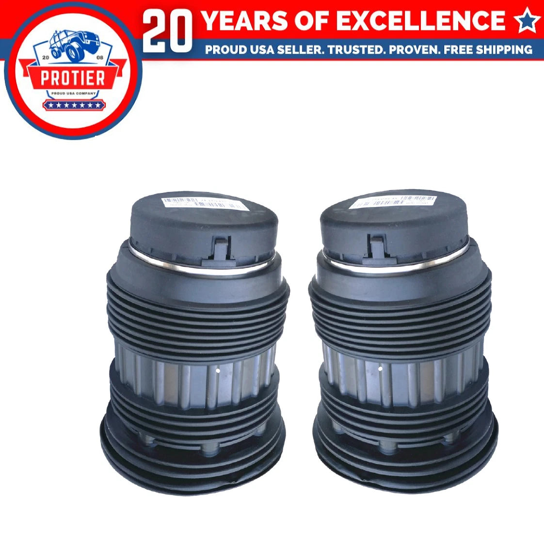 Rear Air Suspension Spring 2PCS Set Fit 2010 - 2016 Porsche Panamera / AS -7083 6B93BC-57