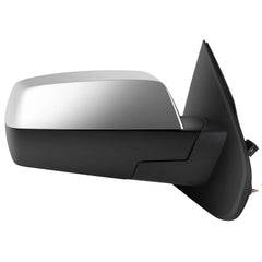 Chrome Passenger Power Mirror For 15-18 Chevy Sliverado Right Heated Manual Fold 6B93BC-57