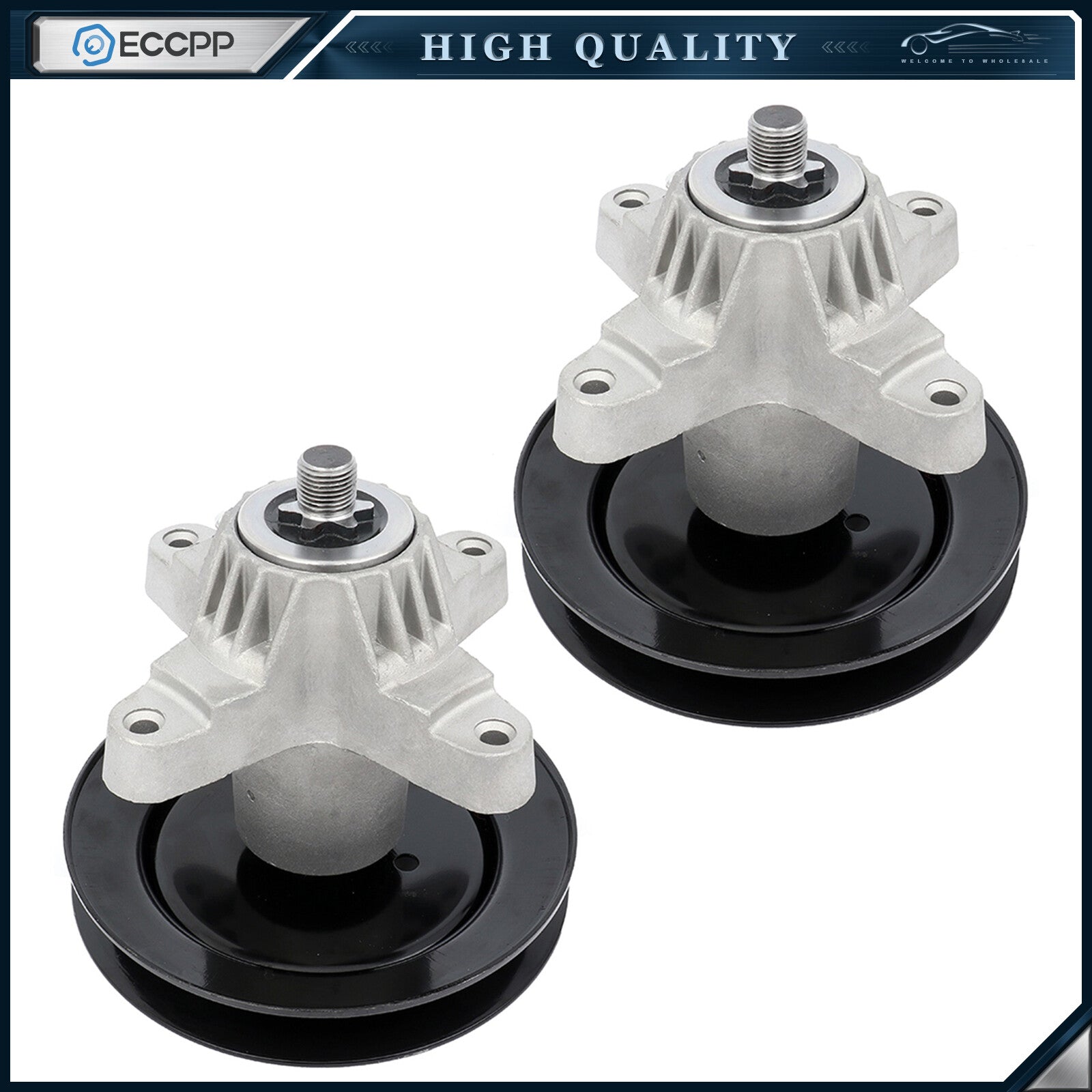 2PK Spindle Assembly for MTD 42" Deck 918-04456B 618-04456 618-04456A 618-04461 KOEEP