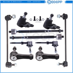 Front Lower Ball Joints Steering Sway Bar Tie Rod End For 2002-2007 Saturn Vue 6B93BC-57