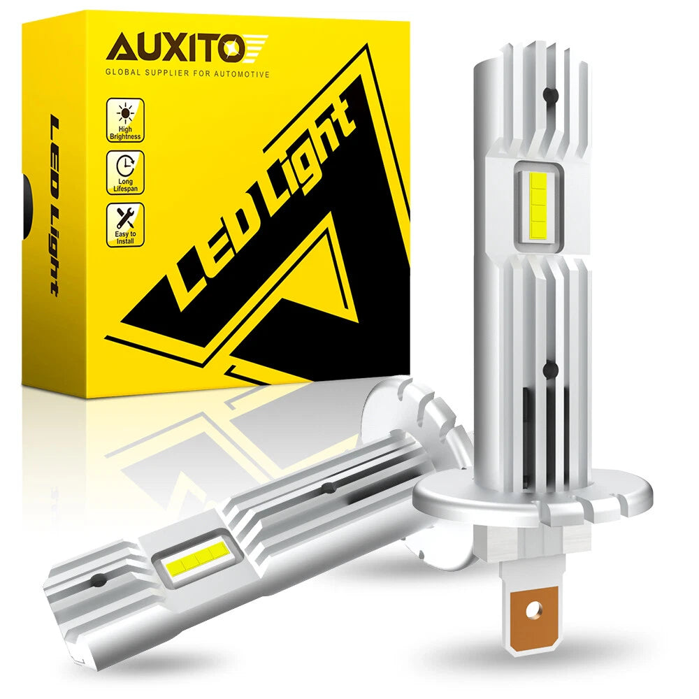 AUXITO H1 LED Headlight Bulb Conversion Kit High Low Lamp 6500K Super White EOA AUXITO