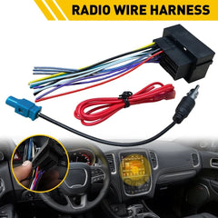 Car Stereo Radio Wire Harness Antenna Adapter For Dodge RAM 1500 2500 2013-19 EA 6B93BC-57