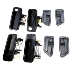 For Toyota Camry 97-01 Black Outside + Gray Inside Door Handle Front Rear LH RH 6B93BC-57