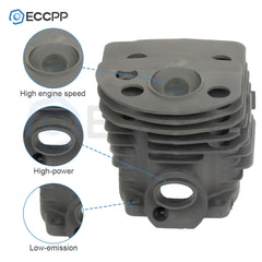 45mm Cylinder Piston Wrist Pin Kit For Husqvarna 51 55 Chainsaw Engine Part 6B93BC-57