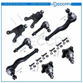 8pcs Ball Joints Tie Rods Suspension For 1992 1993-2000 Mitsubishi Montero 4WD 6B93BC-57