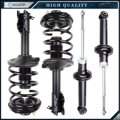 For 2000 - 2001 Infiniti I30 (2) Front Complete Struts & (2) Rear Shock Absorber 6B93BC-57