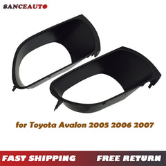 2PCS Front Left Right Bumper Fog Light Bezel Trims For 2005-2007 Toyota Avalon 6B93BC-57