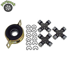 Driveshaft Center Carrier Bearing & U-Joints Set for Toyota TACOMA Tundra T100 6B93BC-57