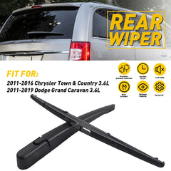 Rear Wiper Arm Blade Fits For 2011-2016 Chrysler Town Country 3.6L 68028437AA 6B93BC-57