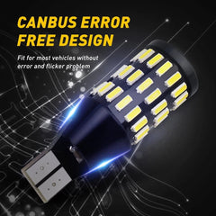 AUXITO LED Reverse Back Up Light Bulb 921 912 W16W T15 906 916 Super White 6000K AUXITO
