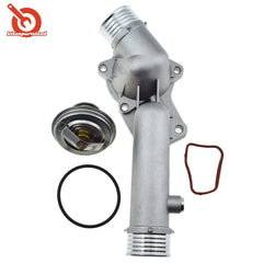 Aluminum Coolant Thermostat & Housing Kit FOR 1996-2000 BMW E39 528I 11531740478 6B93BC-57