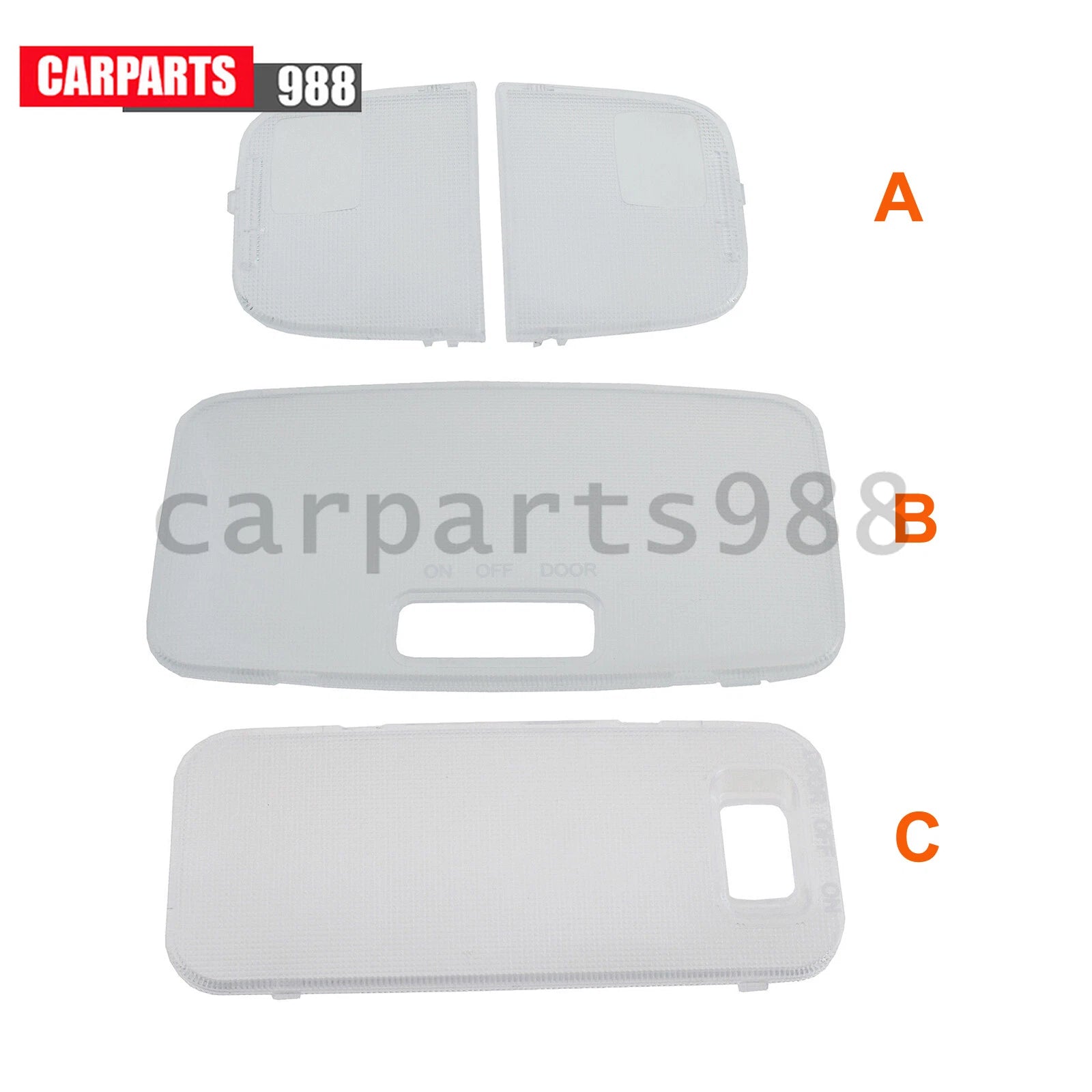 Inner Reading Light Cover For Toyota Land Cruiser Prado LC120 FJ120 8124133030 6B93BC-57