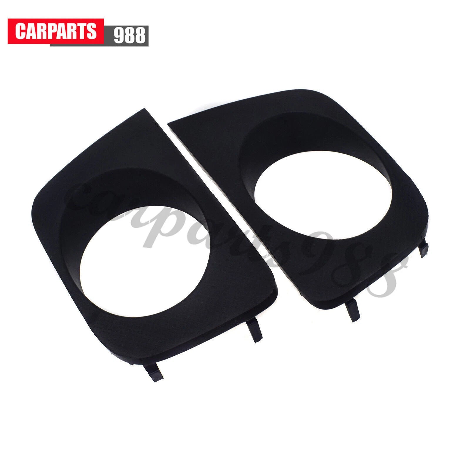 Pair Fog Light Lamp Bezel Cover For 06-09 Toyota 4Runner 52127-35050 52128-35040 6B93BC-57
