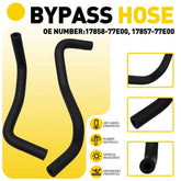 17858-77E00 Water Bypass Hose For Suzuki XL7 2002-06 2.7L V6/Vitara 2004 2.5L EA 6B93BC-57
