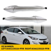 2pcs Exterior Rear Left Right Side Door Handle For 2011-2016 Hyundai Elantra EOA 6B93BC-57