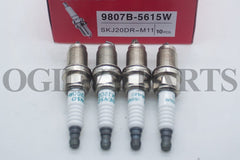 4Pack 9807B-5615W Iridium Spark Plugs For Honda MDX Denso (SKJ20DR-M11 )