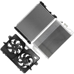 Electric Radiator Condenser Cooling Fan Kit For 2008-2010 2011 2012 Ford Escape 6B93BC-57