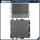 Aluminum Radiator & AC Condenser Cooling Kit For 2015-2016 Chevrolet Colorado 6B93BC-57