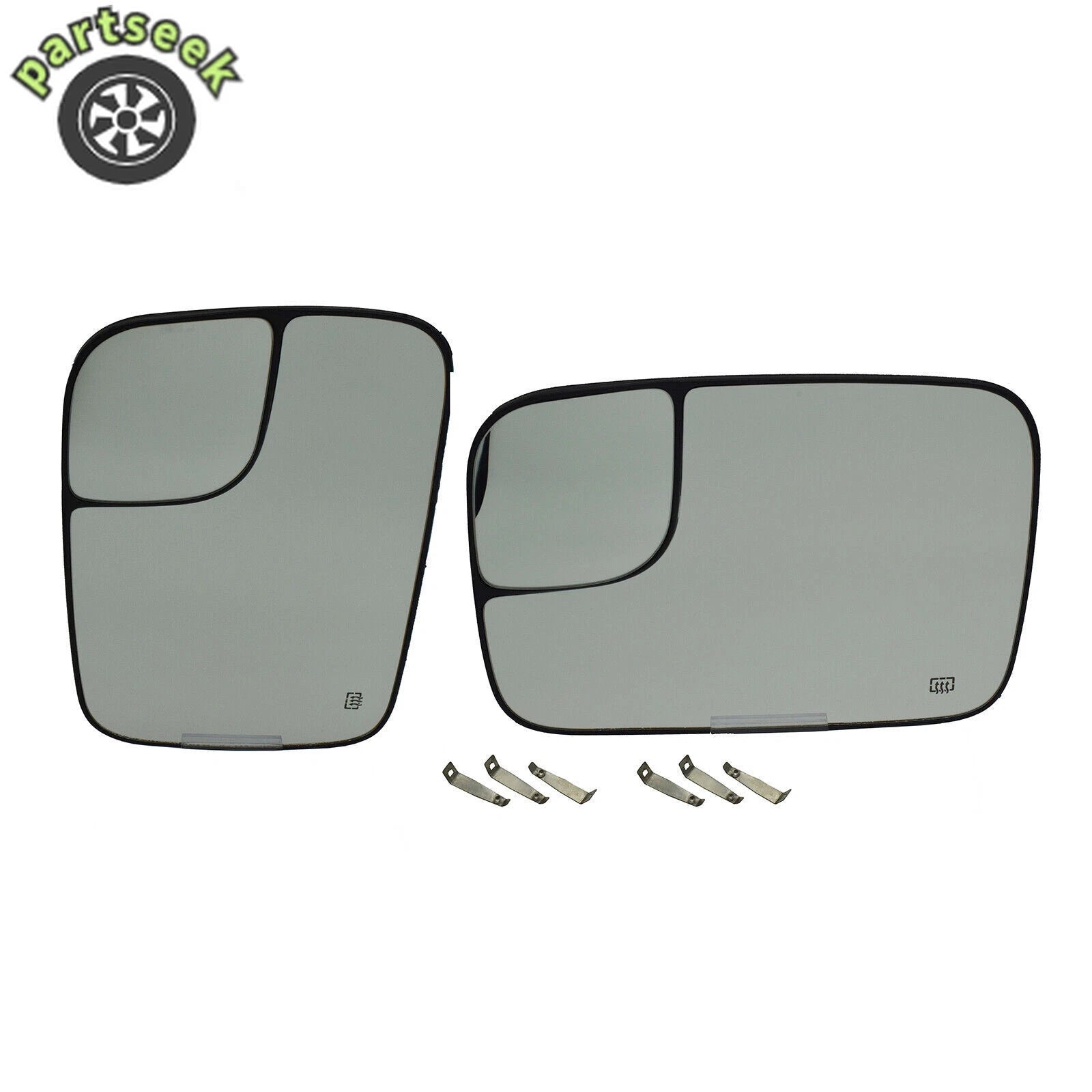 Left Right Mirror Glass Heated for 2005-2008 Dodge Ram Truck 1500 2500 3500 6B93BC-57