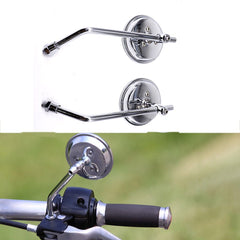 10mm Motorcycle Scooter Chrome Mirrors For Honda CB 350 450 550 600 650 750 900